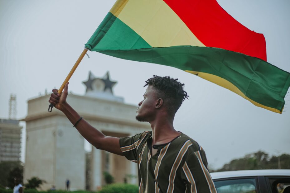 Ghana Flag. Ghana is one of the most peaceful countries. This is one of the reasons why many African Americans move Ghana